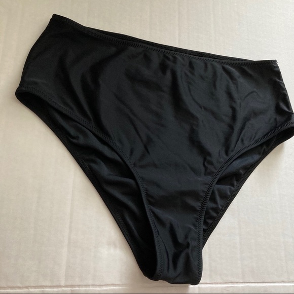 Cupshe Black high waist bikini bottom Plus Sz 2XL - Picture 7 of 16